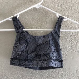 Lulu patterned sports bra